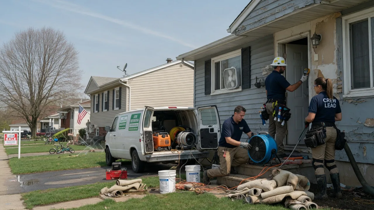 Flood Cleanup in Bridgeport, NJ near me